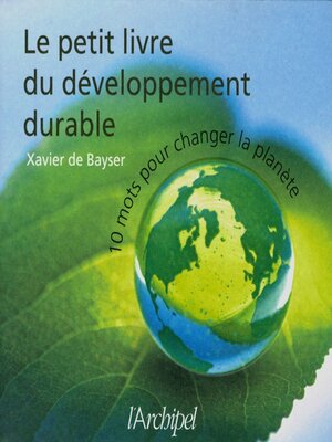 cover image of Le petit livre du développement durable